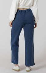 Load image into Gallery viewer, Washed Indigo Knit Pant
