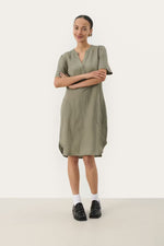 Load image into Gallery viewer, Aminase Linen Dress
