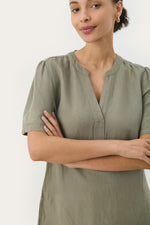 Load image into Gallery viewer, Aminase Linen Dress
