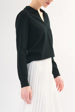 Load image into Gallery viewer, Polo Collar Cashmere Sweater
