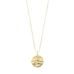 Load image into Gallery viewer, Heat Recycled Gold Coin Pendant
