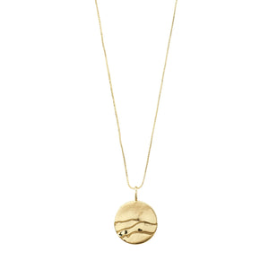 Heat Recycled Gold Coin Pendant