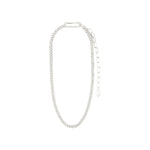 Load image into Gallery viewer, Heat Recycled Silver Chain Necklace
