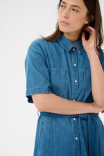Load image into Gallery viewer, Ama Denim Dress
