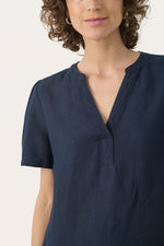 Load image into Gallery viewer, Aminase Linen Dress
