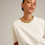 Load image into Gallery viewer, Pulse Recycled Gold Statement Necklace
