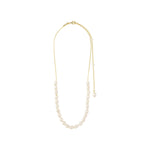 Load image into Gallery viewer, Berthe Pearl Gold Plated Necklace
