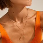 Load image into Gallery viewer, Jolene Gold Crystal &amp; Pearl Necklace
