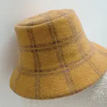Load image into Gallery viewer, Plaid Wool Bucket Hat
