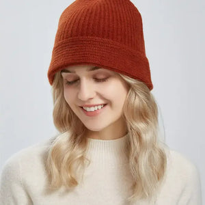Wool Knit Bucket Hat