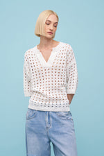 Load image into Gallery viewer, Valentina Open Knit Sweater
