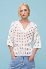 Load image into Gallery viewer, Valentina Open Knit Sweater
