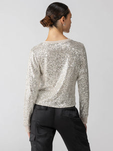 Sparkle Together Top in Champagne