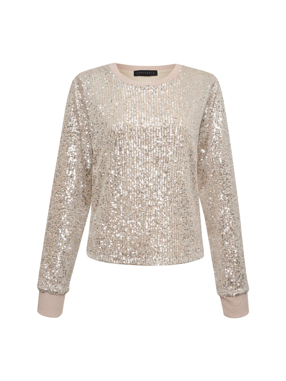 Sparkle Together Top in Champagne