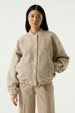 Load image into Gallery viewer, Embroidered Bomber Jacket
