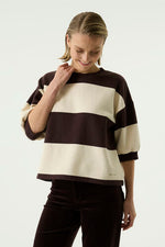 Load image into Gallery viewer, Striped Sweat Shirt
