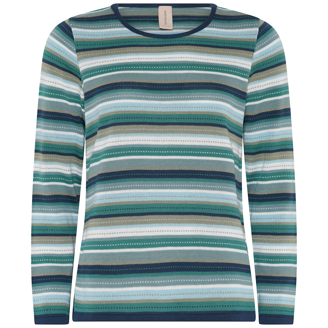 Random Stripe Pullover