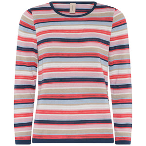 Random Stripe Pullover