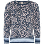 Load image into Gallery viewer, Floral &amp; Stripe Pullover
