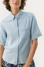 Load image into Gallery viewer, Nicla Denim Shirt
