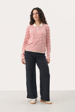 Load image into Gallery viewer, Putu 1/4 Striped Zip
