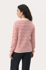 Load image into Gallery viewer, Putu 1/4 Striped Zip
