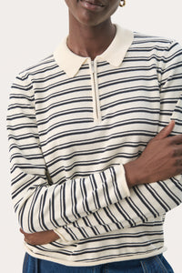 Putu 1/4 Striped Zip