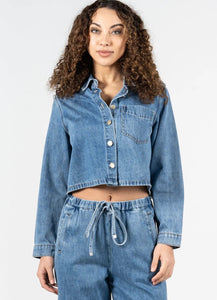 Crop Denim Shirt