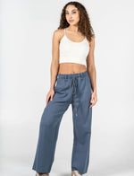 Load image into Gallery viewer, Cotton Fleece Wide Leg Pant
