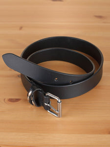 Square Buckle Leather Belt