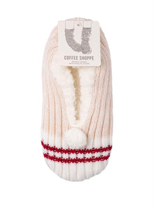 Plush Pom Pom Slippers