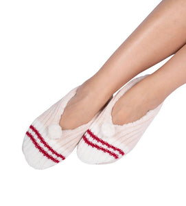 Plush Pom Pom Slippers